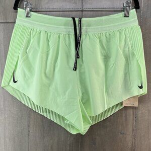 Nike Women AeroSwift Dri-FIT ADV Brief-Lined 3” Running Short Large FN2328-376
